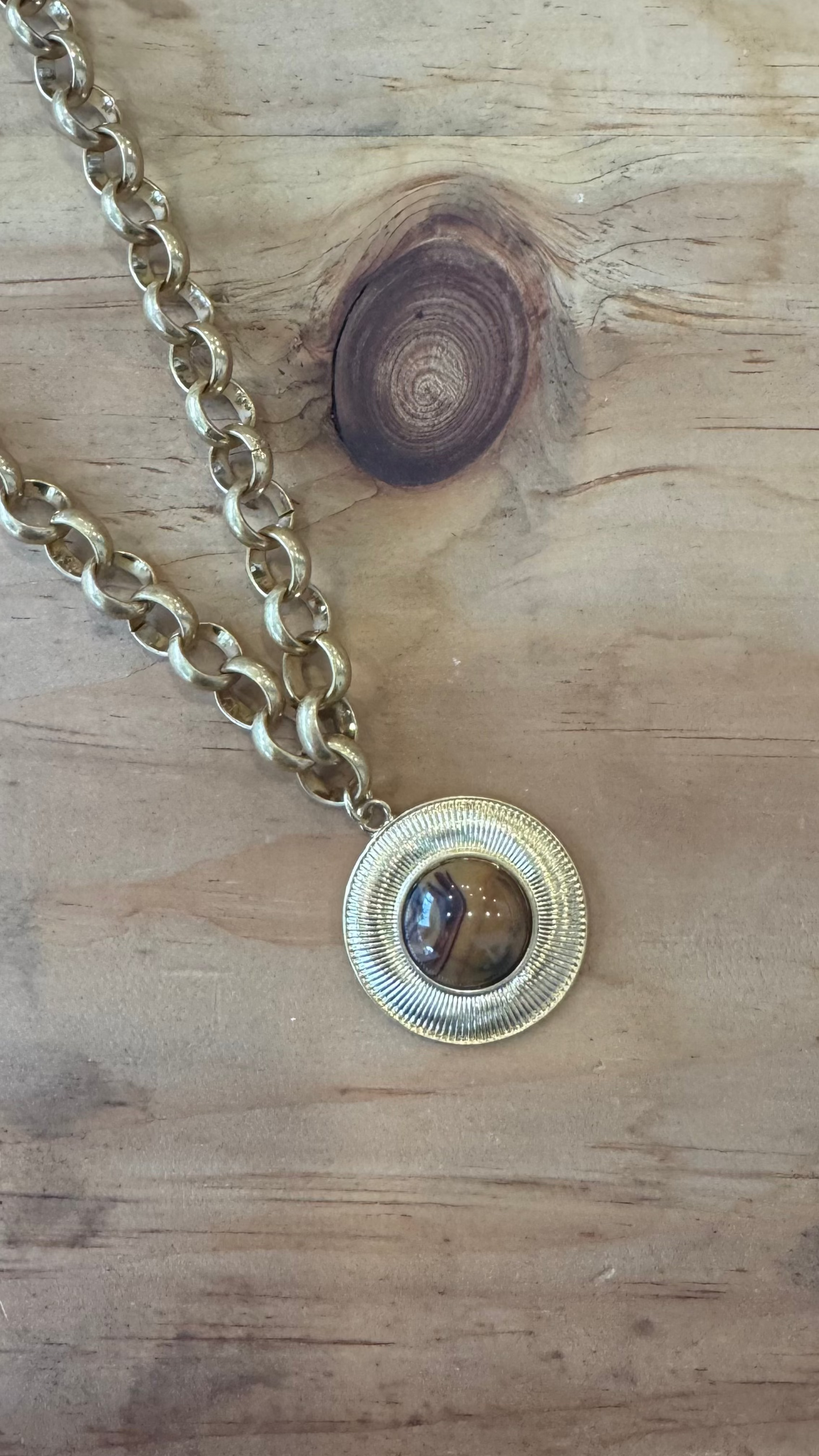 Jewelry - Brown Stone Necklace