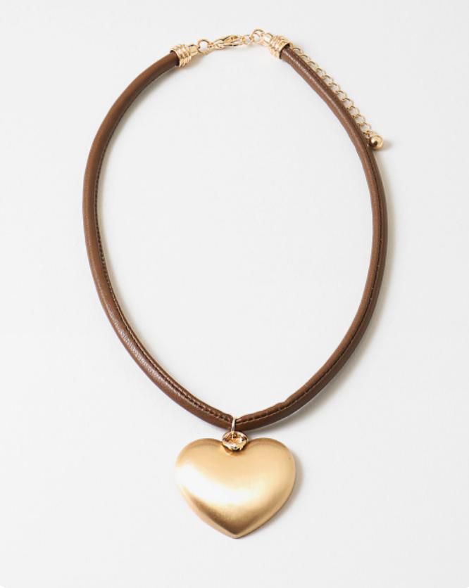 Jewelry - Brown Heart Necklace