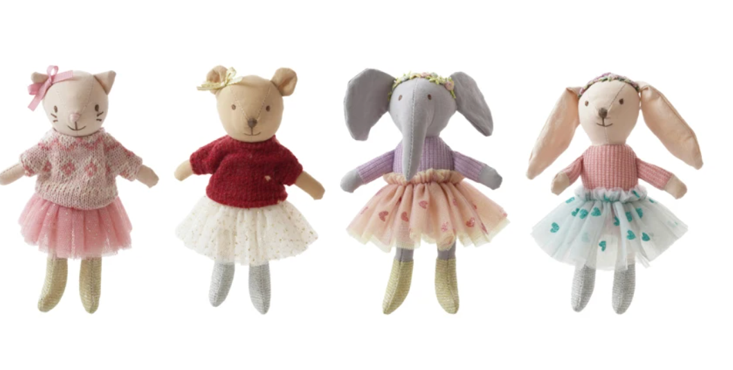 Plush Cotton Animal in Clothes/Dress