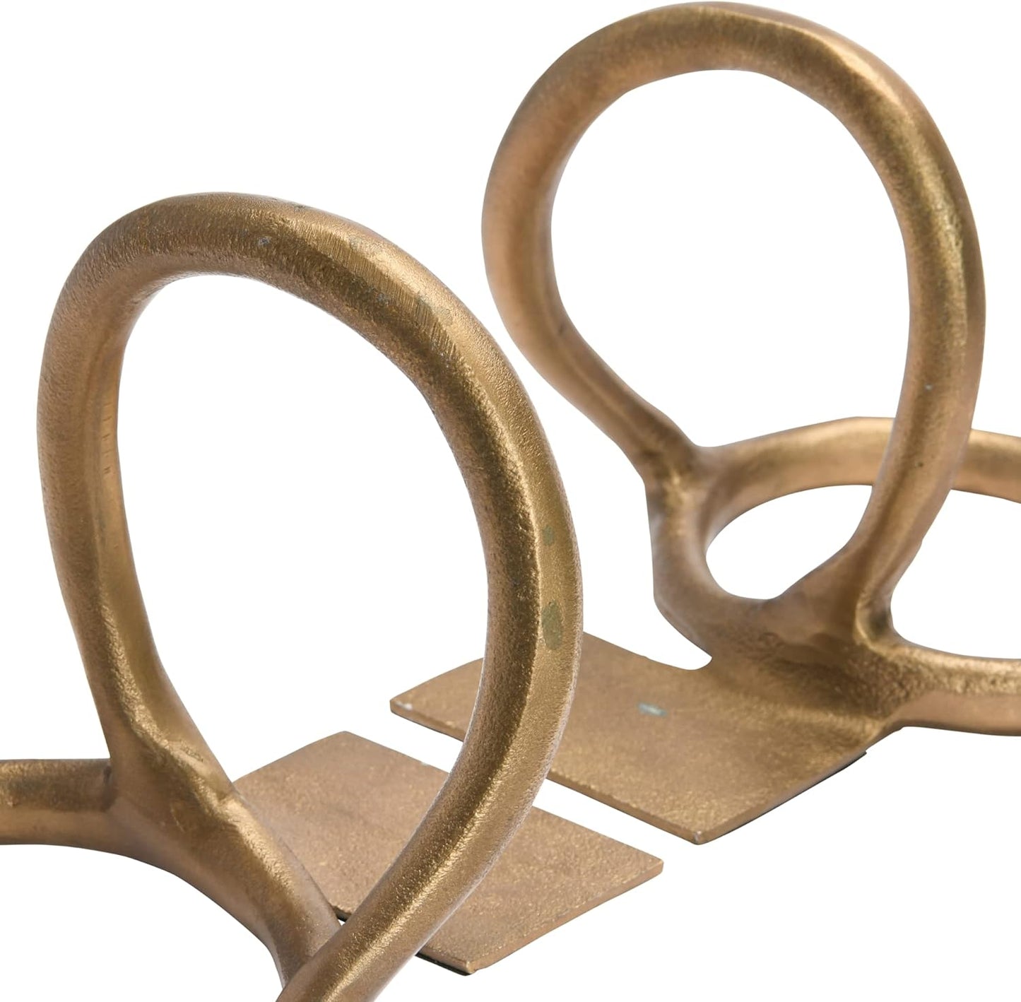 Decor - Bookend, Abstract Brass