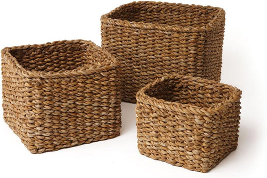 Basket - Seagrass Mini Squares