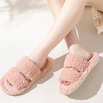 Apparel - Slippers, Warm Fuzzy Slip-on