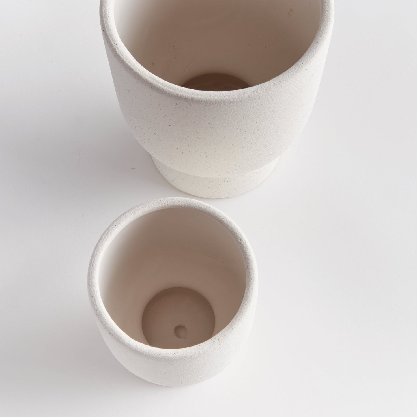 Pot - Matte Contemporary, Footed