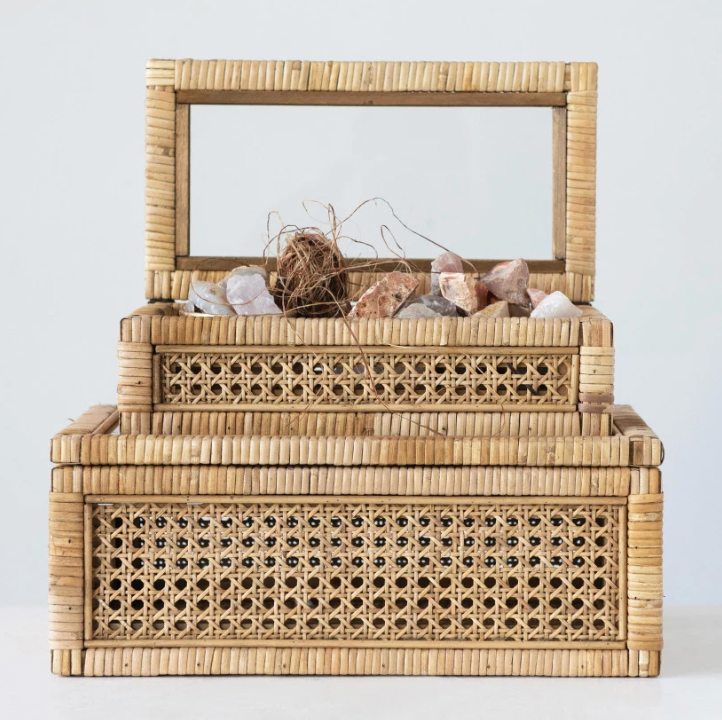 Display Box - Woven and Glass