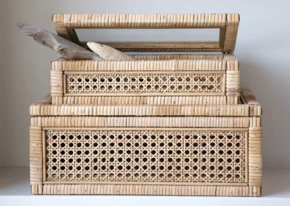 Display Box - Woven and Glass