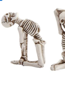 Season Item - Yoga Skeleton Miniature Statue