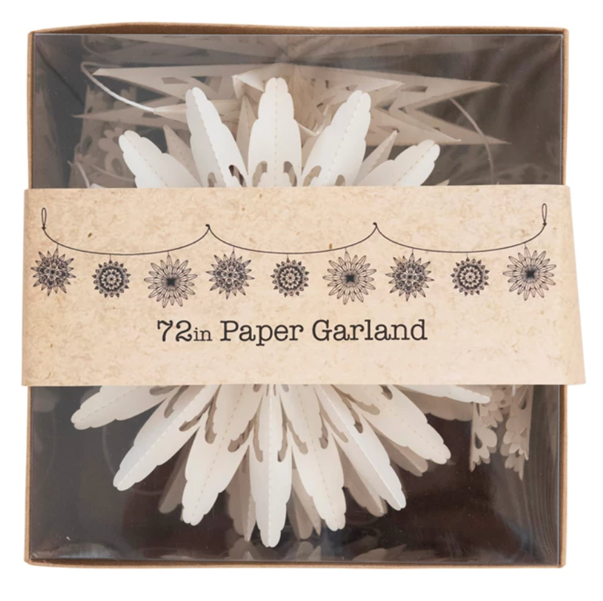 Season Item - Snowflake Garland (72" long)