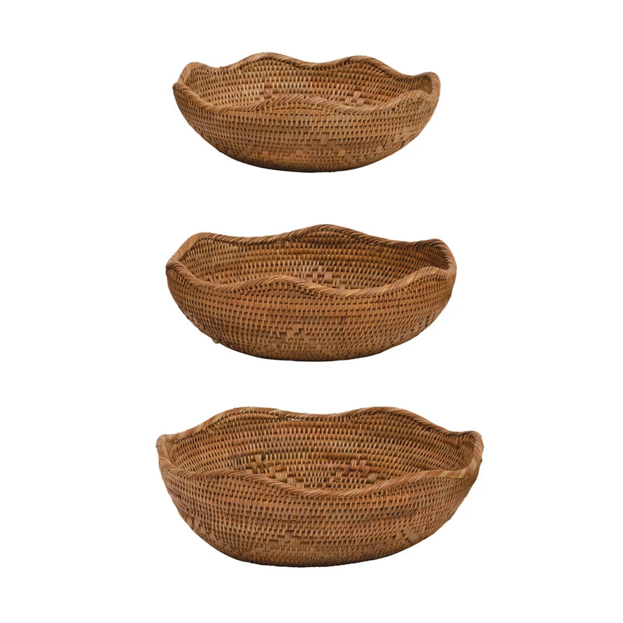 Bowl - Hand-Woven Rattan