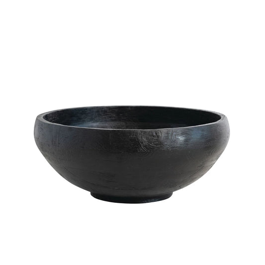 Bowl - Mango Wood with Black Finish