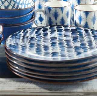 Kitchen Accessory - Indigo Porcelain Plate