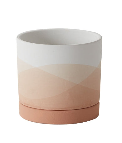 Planter - Ceramic with Saucer