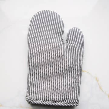 Kitchen Accessory - Striped Oven Mitt