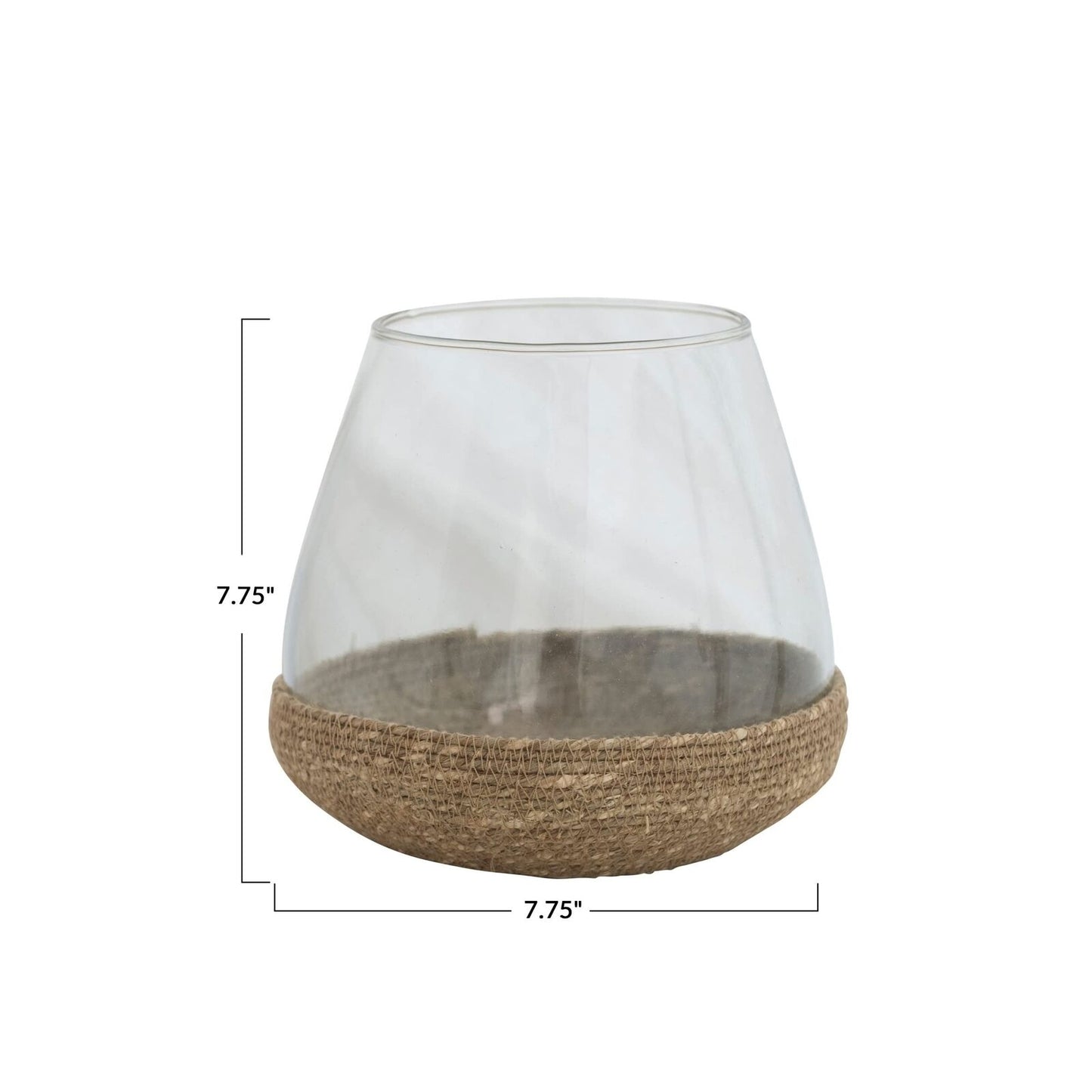 Candle Holder - Glass Vase w/ Base