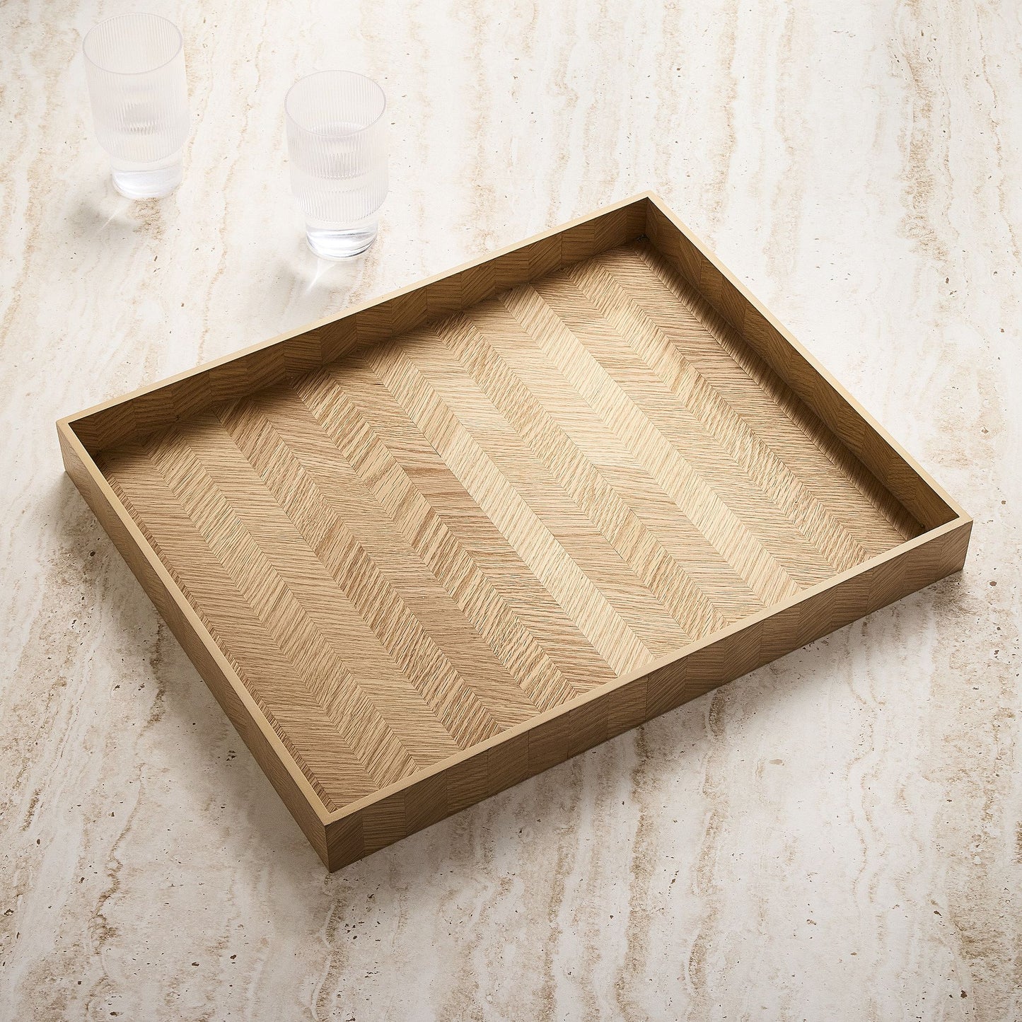 Tray - Natural Oak, Rectangle