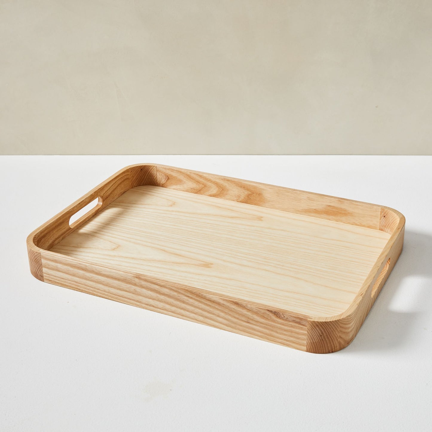 Tray - Rounded Edge Wood with Handles